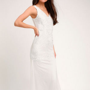 Lulus Hadleigh White Embroidered Lace Sleeveless
